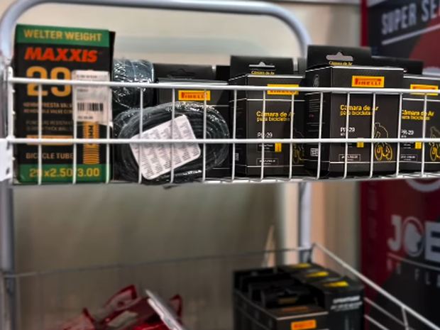 Câmaras, pneus e selantes na EMCiclo Bike Shop